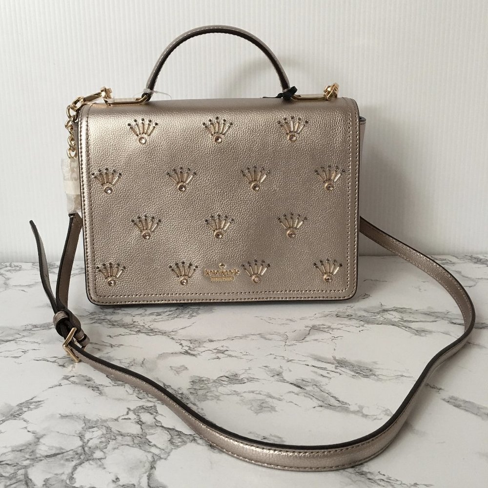 Kate Spade Metallic Embellished Medium Maisie - Picture 3 of 11